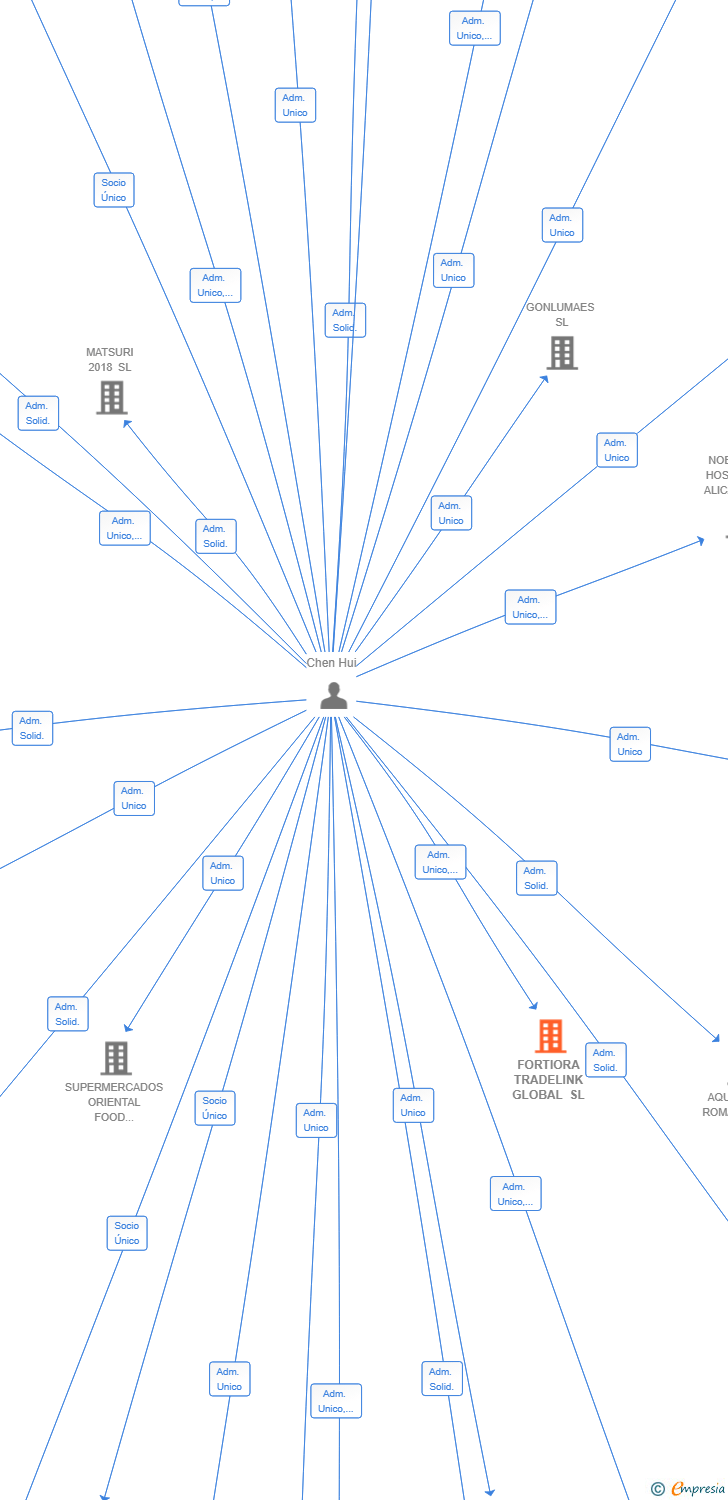 Vinculaciones societarias de FORTIORA TRADELINK GLOBAL SL