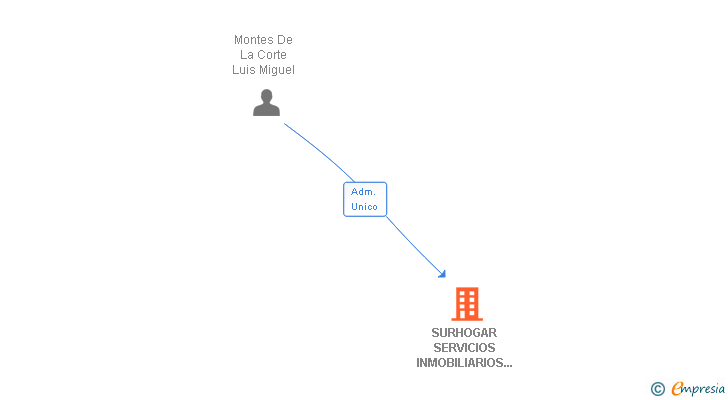 Vinculaciones societarias de SURHOGAR SERVICIOS INMOBILIARIOS INTEGRADOS SL