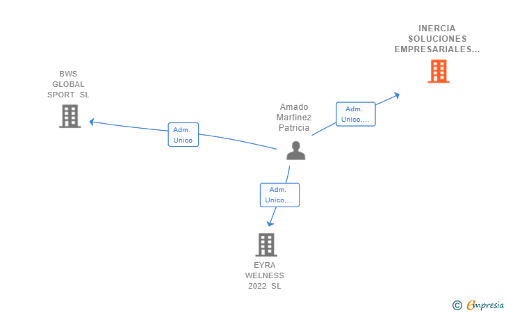 Vinculaciones societarias de INERCIA SOLUCIONES EMPRESARIALES SL