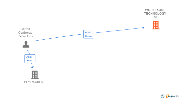 Vinculaciones societarias de WOULFSOUL TECHNOLOGY SL