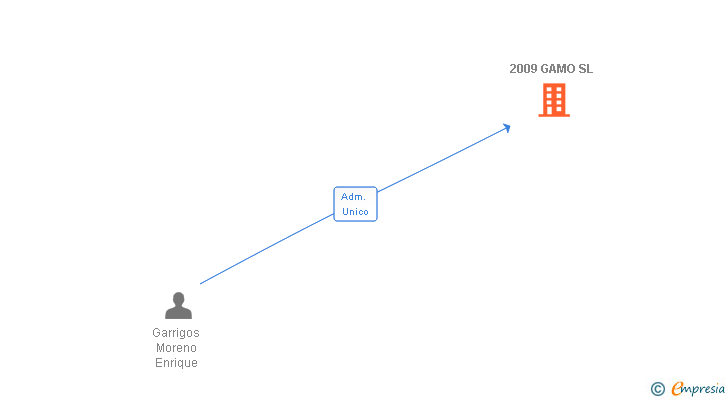 Vinculaciones societarias de 2009 GAMO SL
