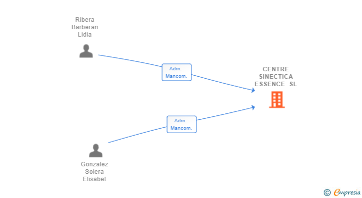 Vinculaciones societarias de CENTRE SINECTICA ESSENCE SL