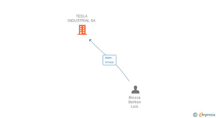 Vinculaciones societarias de TESLA INDUSTRIAL SA