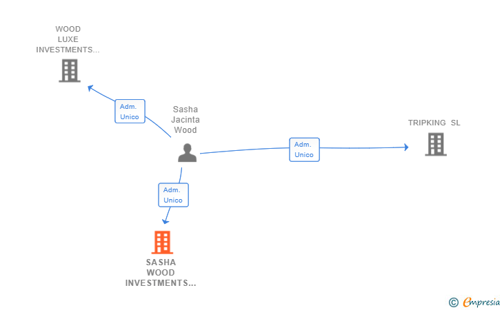 Vinculaciones societarias de SASHA WOOD INVESTMENTS SL