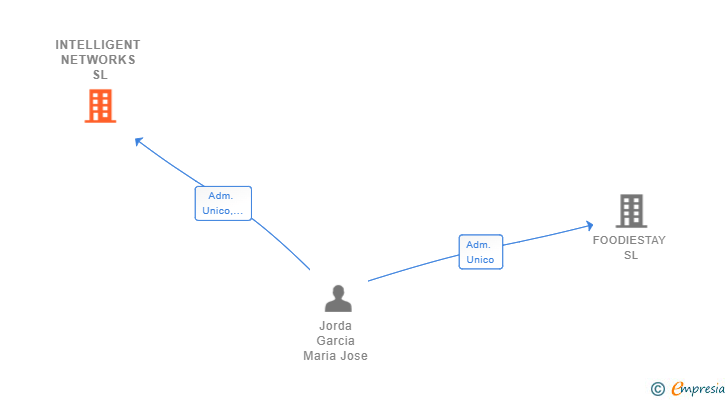 Vinculaciones societarias de INTELLIGENT NETWORKS SL