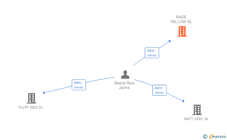 Vinculaciones societarias de RAGE YELLOW SL