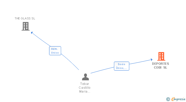 Vinculaciones societarias de DEPORTES COBI SL