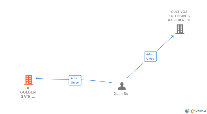 Vinculaciones societarias de DC GOLDEN GATE-REGUEZAR SL