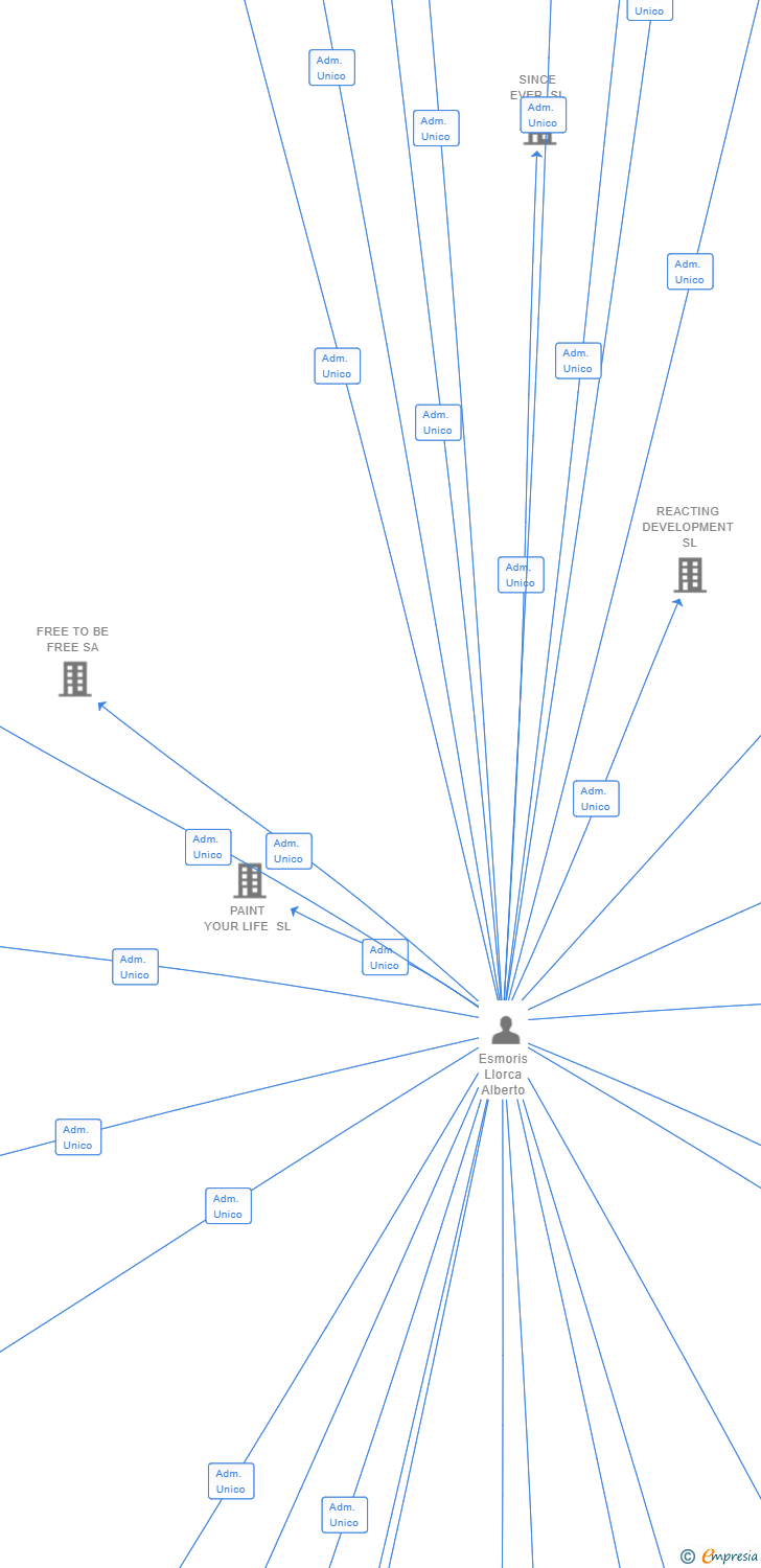 Vinculaciones societarias de SPARKSPRINT SL