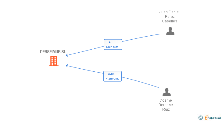Vinculaciones societarias de PERSEIMUR SL