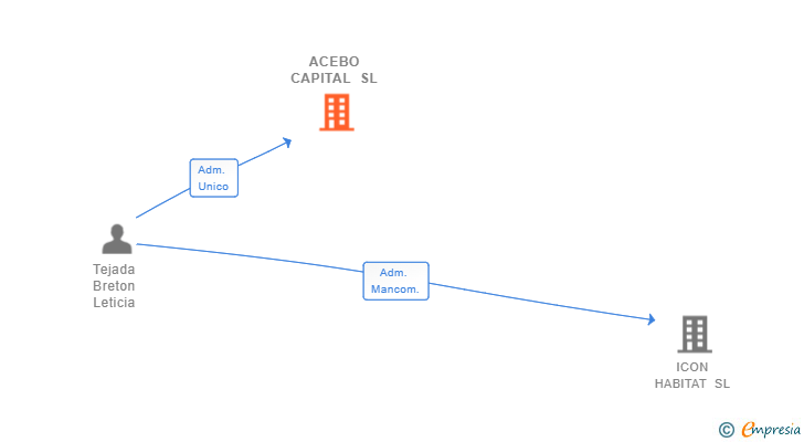 Vinculaciones societarias de ACEBO CAPITAL SL
