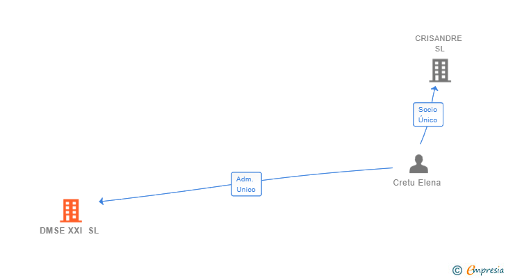 Vinculaciones societarias de DMSE XXI SL