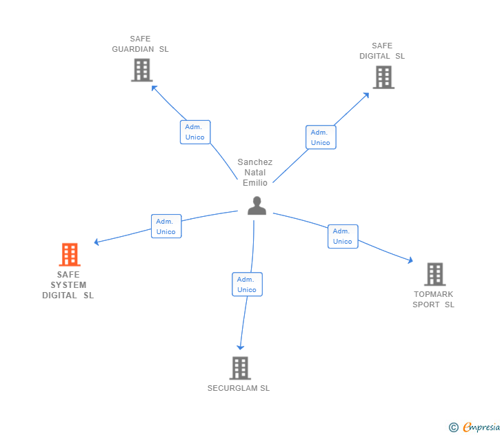 Vinculaciones societarias de SAFE SYSTEM DIGITAL SL