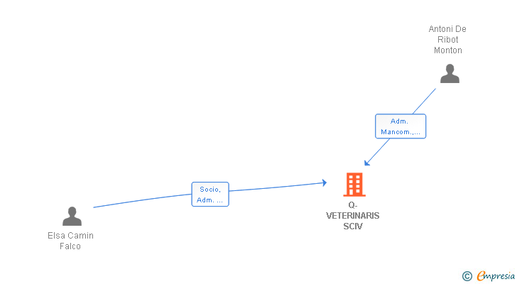 Vinculaciones societarias de Q-VETERINARIS SCIV