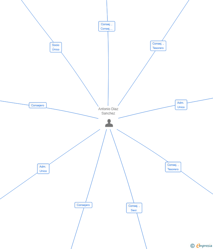 Vinculaciones societarias de 2025 DIAZ SANCHEZ ASOCIADOS SL