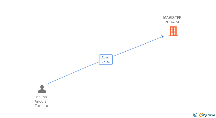Vinculaciones societarias de MAGISTER PROA SL