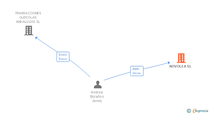 Vinculaciones societarias de NOVOLEA SL
