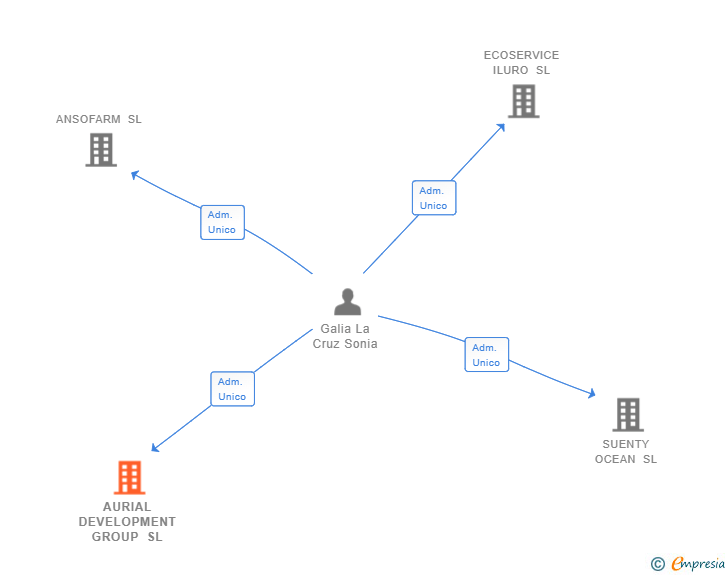 Vinculaciones societarias de AURIAL DEVELOPMENT GROUP SL
