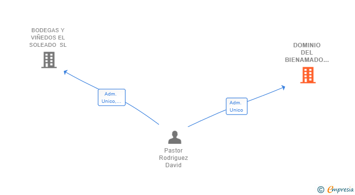 Vinculaciones societarias de DOMINIO DEL BIENAMADO SL