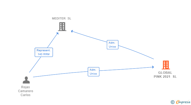 Vinculaciones societarias de GLOBAL PINK 2021 SL