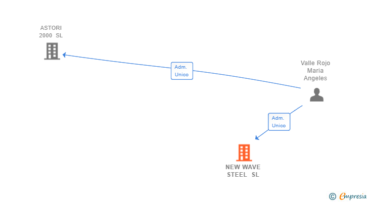 Vinculaciones societarias de NEW WAVE STEEL SL