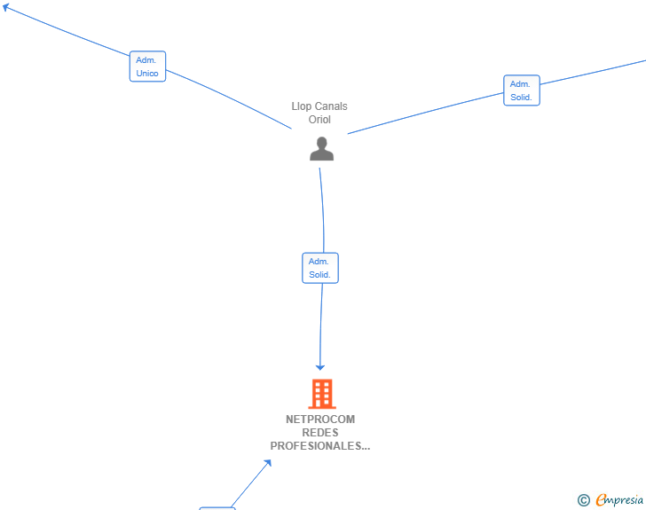 Vinculaciones societarias de NETPROCOM REDES PROFESIONALES SL