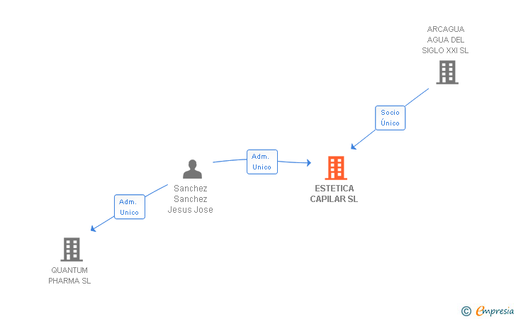 Vinculaciones societarias de ESTETICA CAPILAR SL