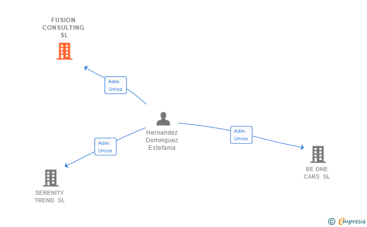 Vinculaciones societarias de FUSION CONSULTING SL