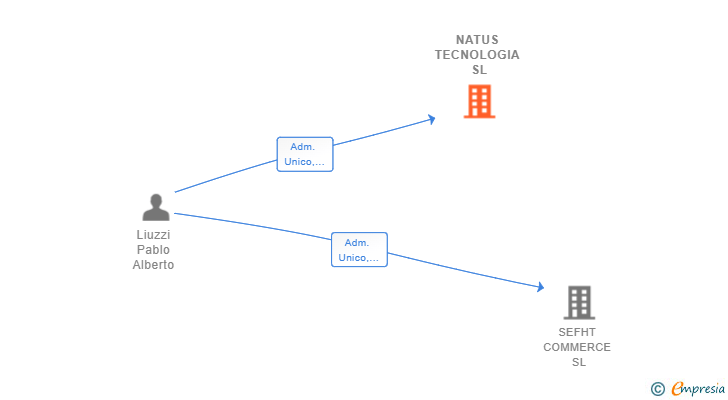 Vinculaciones societarias de NATUS TECNOLOGIA SL