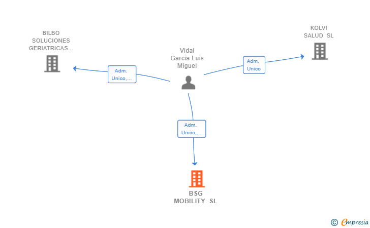 Vinculaciones societarias de BSG MOBILITY SL