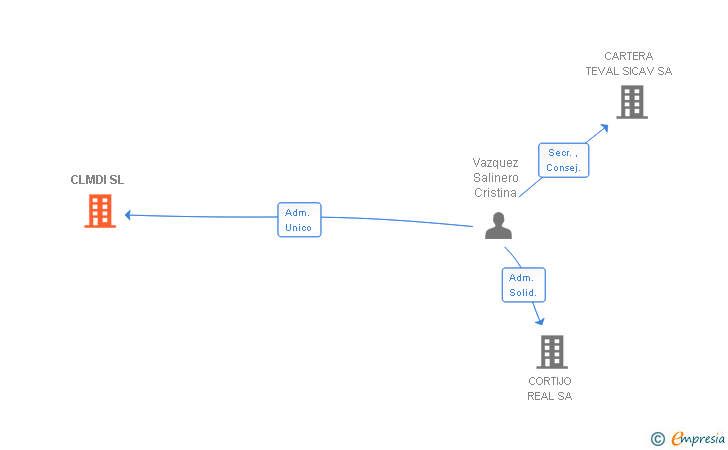 Vinculaciones societarias de CLMDI SL