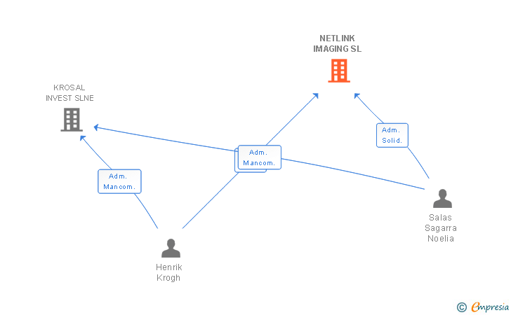 Vinculaciones societarias de NETLINK IMAGING SL