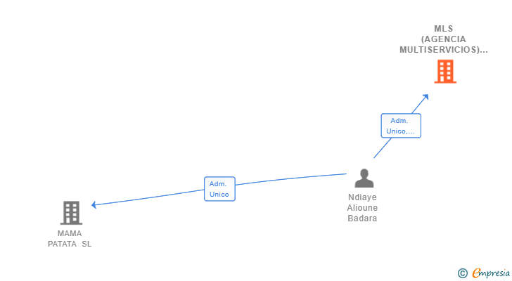 Vinculaciones societarias de MLS (AGENCIA MULTISERVICIOS) SL