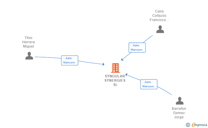 Vinculaciones societarias de SYNGULAR SYNERGIES SL