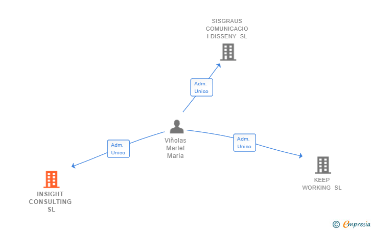 Vinculaciones societarias de INSIGHT CONSULTING SL