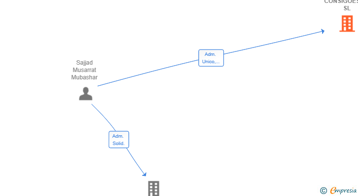 Vinculaciones societarias de CONSIGOESTO SL