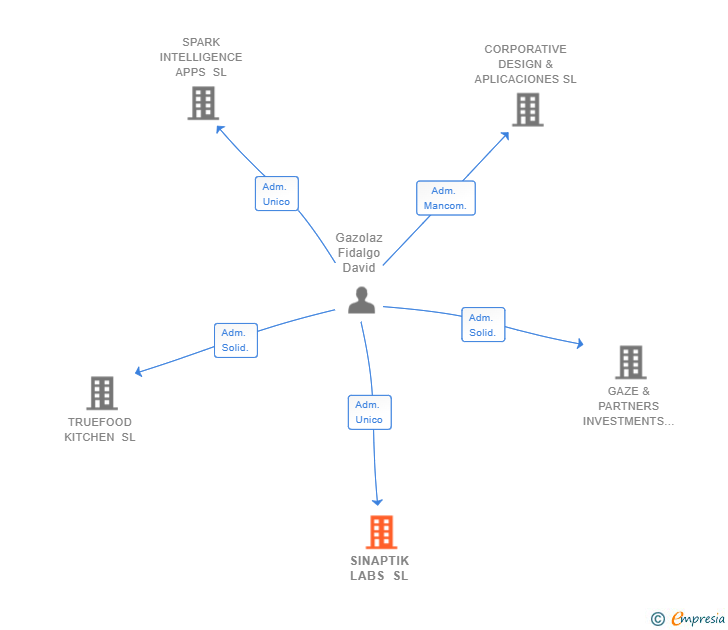 Vinculaciones societarias de SINAPTIK LABS SL