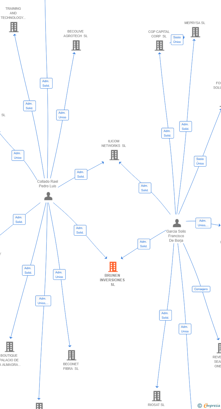 Vinculaciones societarias de BRUNEN INVERSIONES SL
