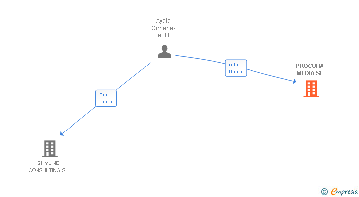 Vinculaciones societarias de PROCURA MEDIA SL