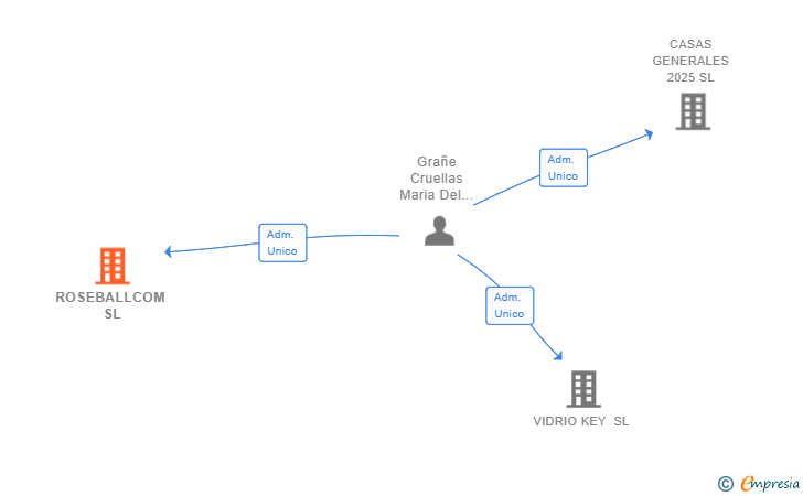 Vinculaciones societarias de ROSEBALLCOM SL