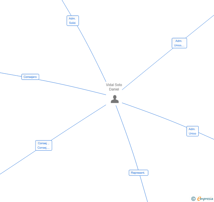Vinculaciones societarias de VIDMU INVERSIONES SL