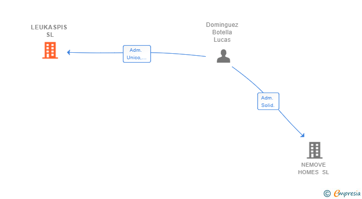 Vinculaciones societarias de LEUKASPIS SL