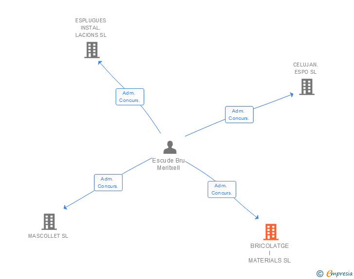 Vinculaciones societarias de BRICOLATGE I MATERIALS SL