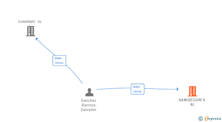 Vinculaciones societarias de SANISEGUR'S SL