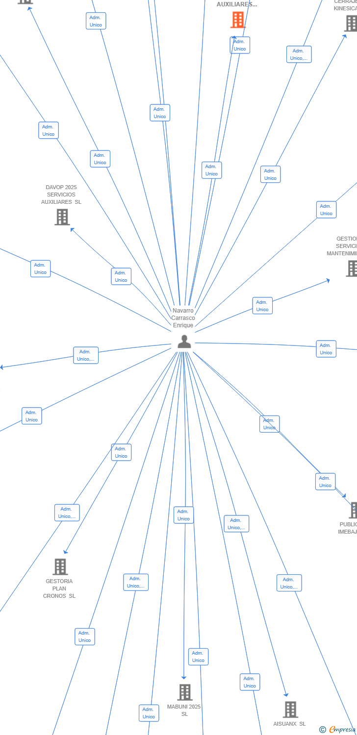 Vinculaciones societarias de MICASA SERVICIOS AUXILIARES SL