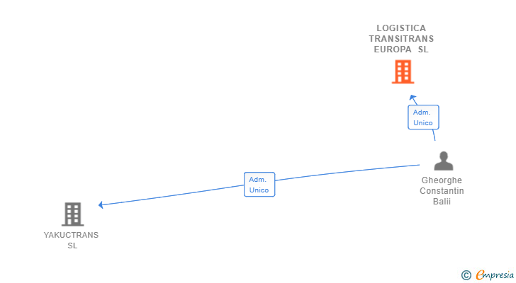 Vinculaciones societarias de LOGISTICA TRANSITRANS EUROPA SL