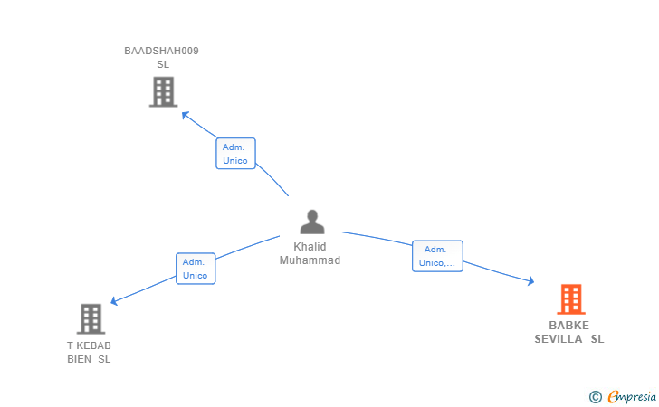 Vinculaciones societarias de BABKE SEVILLA SL