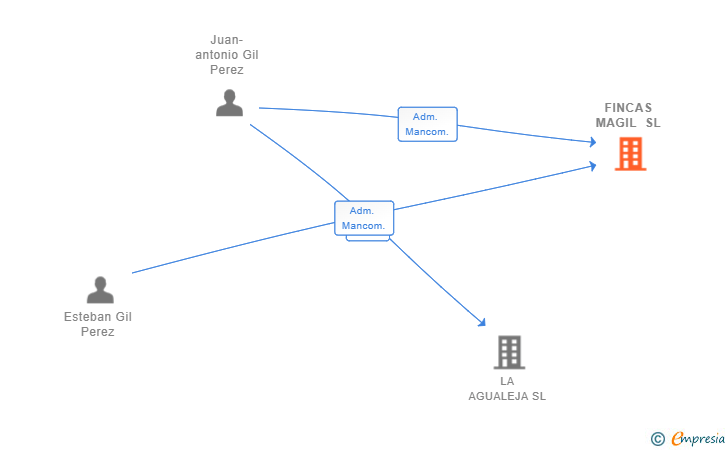 Vinculaciones societarias de FINCAS MAGIL SL