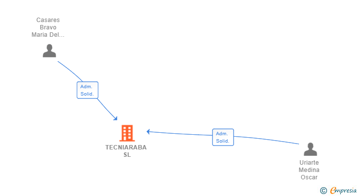 Vinculaciones societarias de TECNIARABA SL