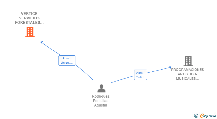 Vinculaciones societarias de VERTICE SERVICIOS FORESTALES SL